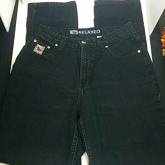 Cruel Girl Denim - Cruel Girl Relaxed Straight Leg Black Jeans 13 L